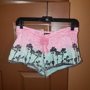 Derek Heart Palm Tree Draw String Shorts